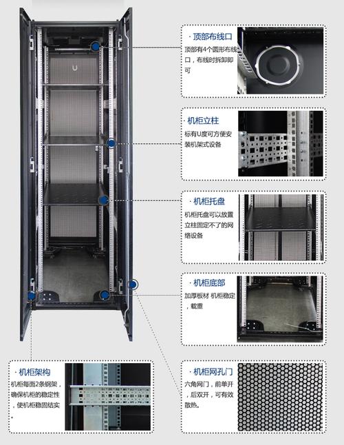 大唐保镖a76042 网络机柜2米600宽1000深服务器机柜42u监控 优惠